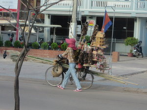 Another common sight in Cambodian