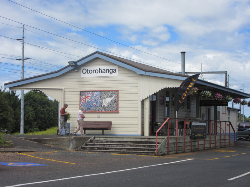 Train station at Waitomo