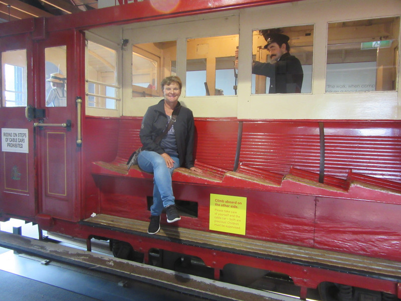 Cable Car from the early 1900's on display