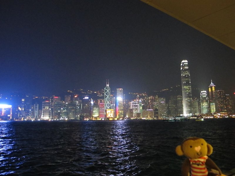 Hong Kong city lights