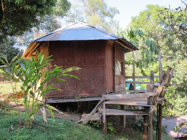 This is the hut we stayed in