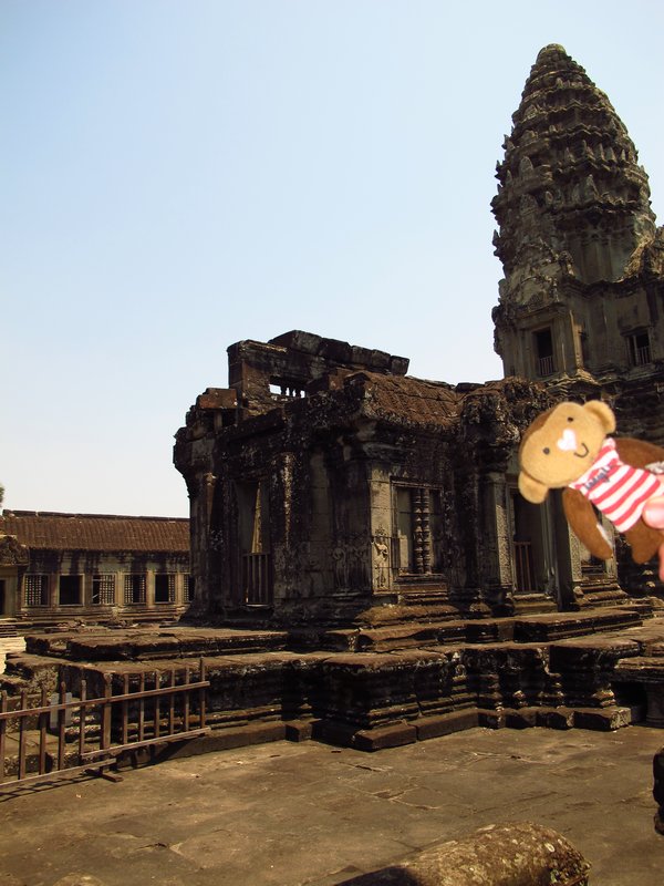 one of the towers at Angkor Wat
