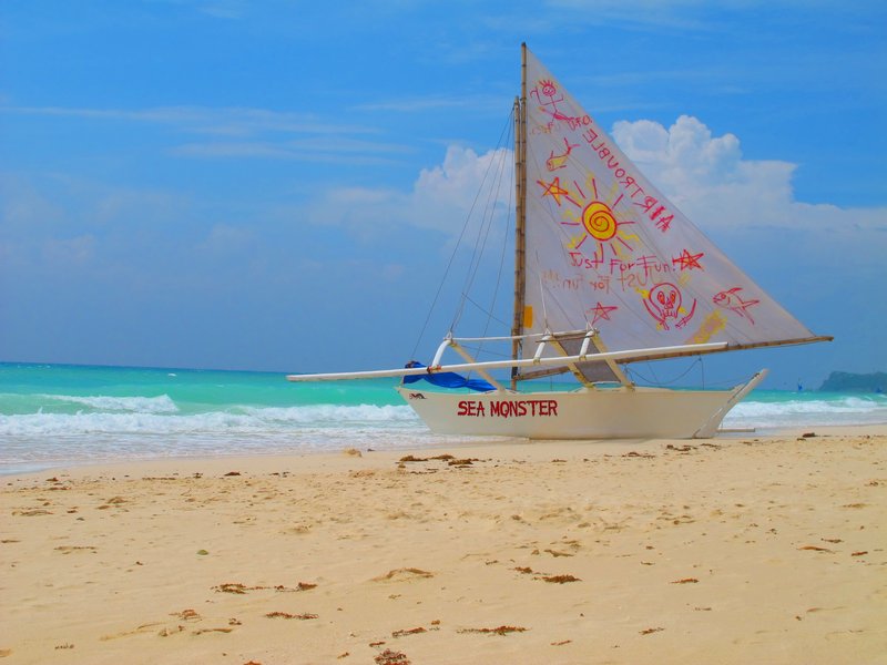Sailboat in Boracay