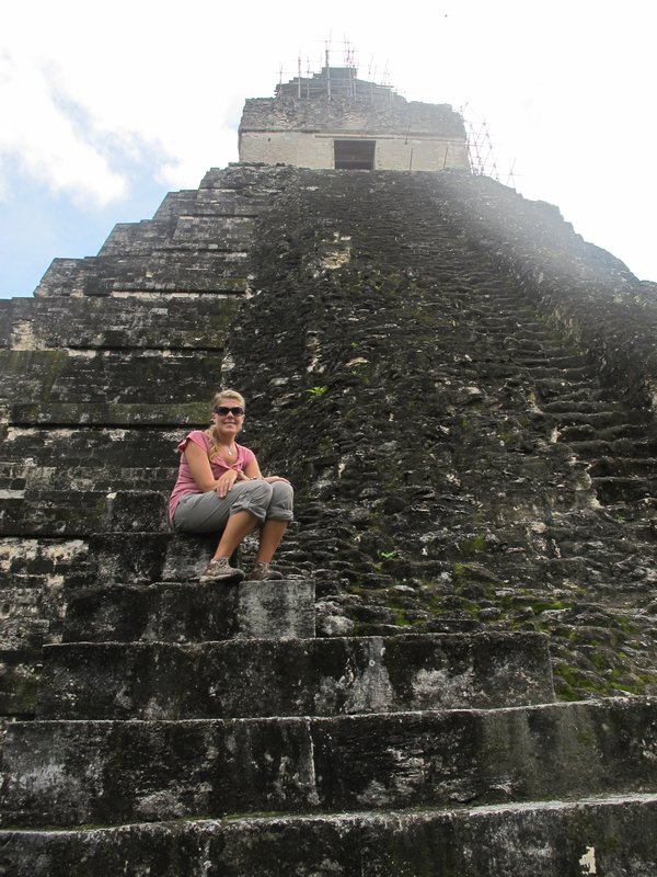 Jessie at Tikal