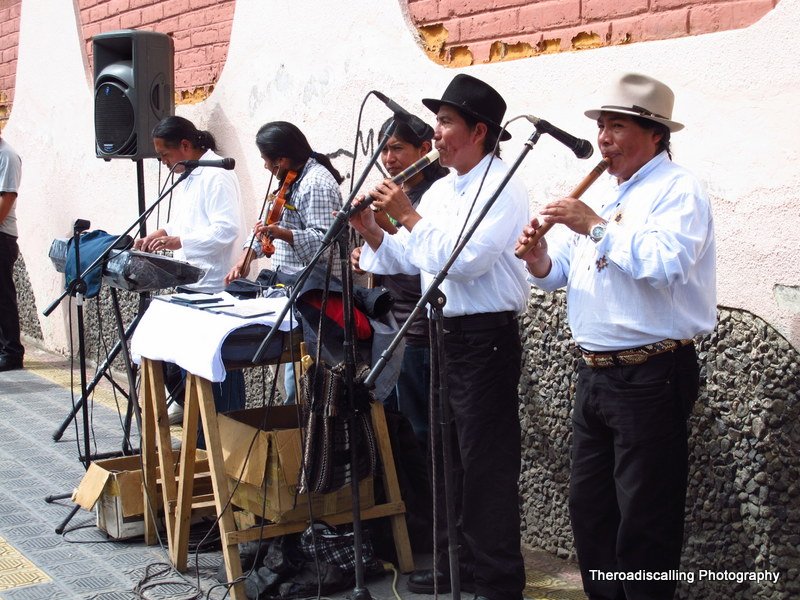 Musicians in Otavalo