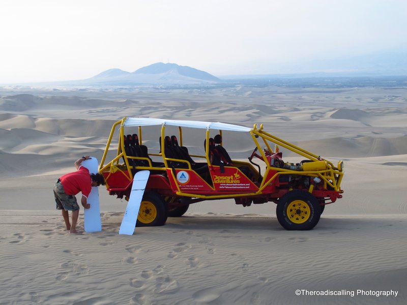 our dune buggy in Huacachina