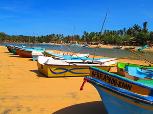boats in Aragum Bay