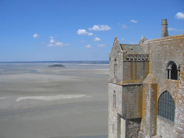 The view from Mont Saint Michel