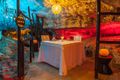 Private & romantic dining cave areas