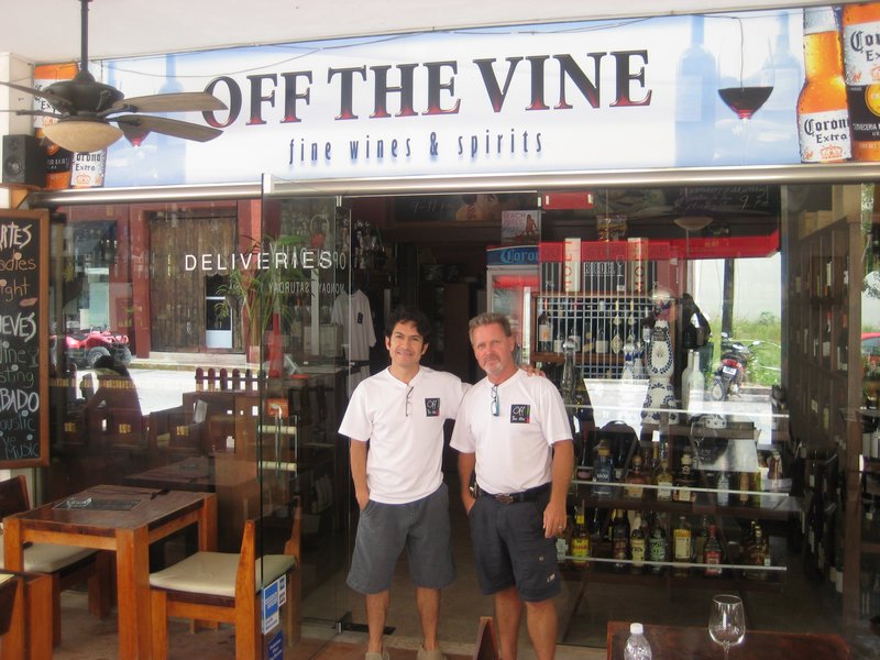 Owners of the wine bar