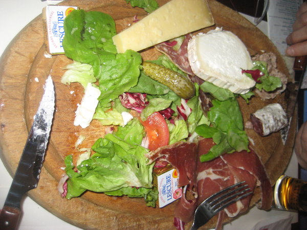 French charcurterie platter
