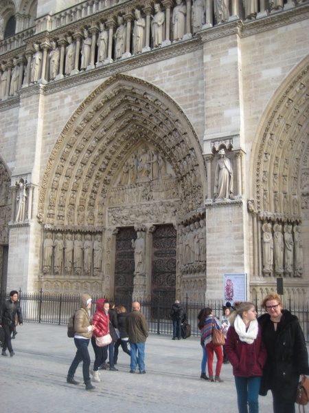 Notre Dame from outside