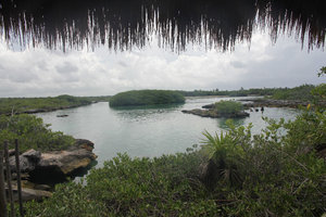 View of lagoon from palapa