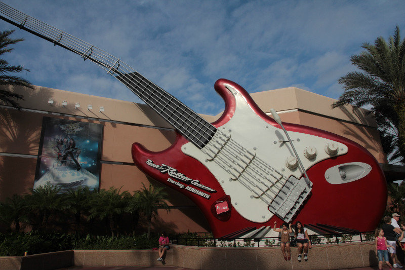 Guitar outside Aerosmith ride