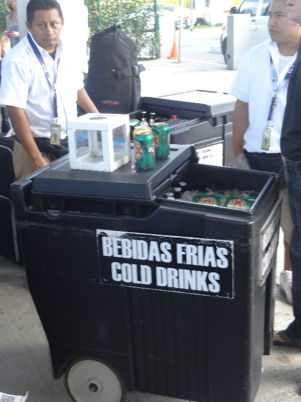 Beer cart outside airport ;)