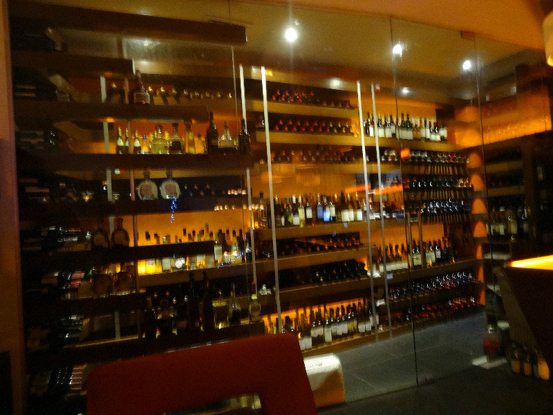 Wine cellar at Casa del Aqua 5th ave
