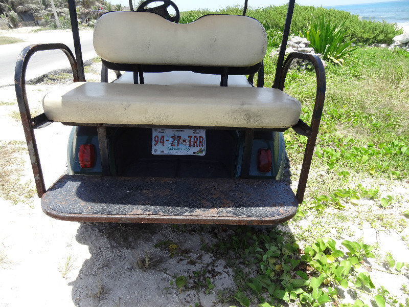 Goodbye little golf cart