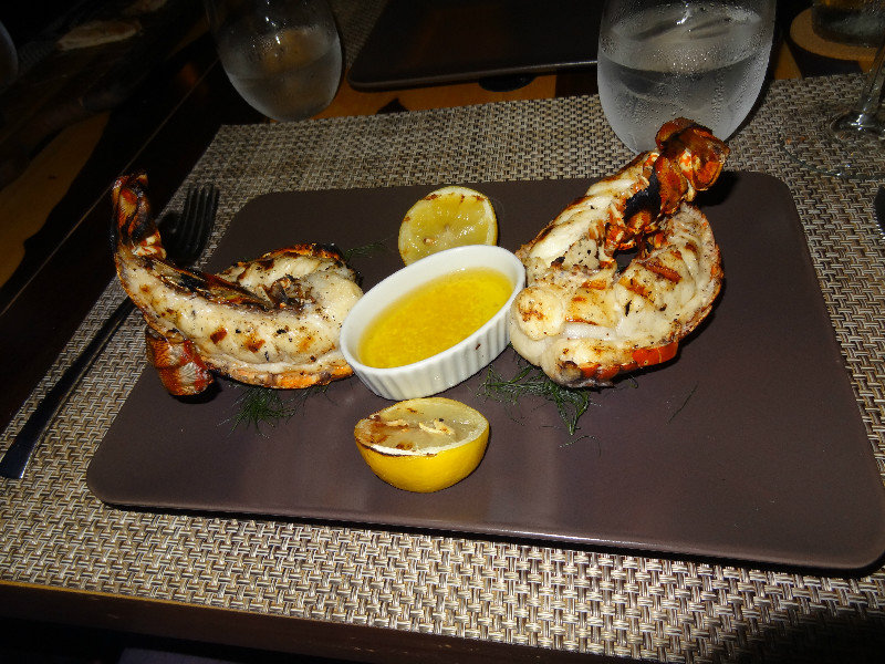 Caribbean lobster tails