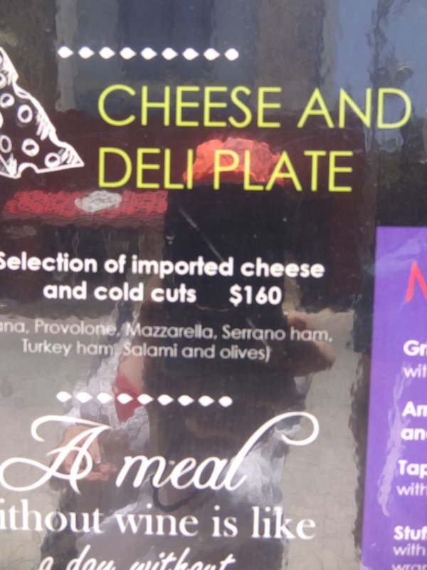Wine & cheese plate (mmmm)