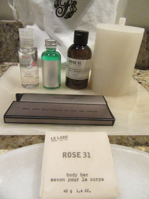 The 'guest' toiletries ;)