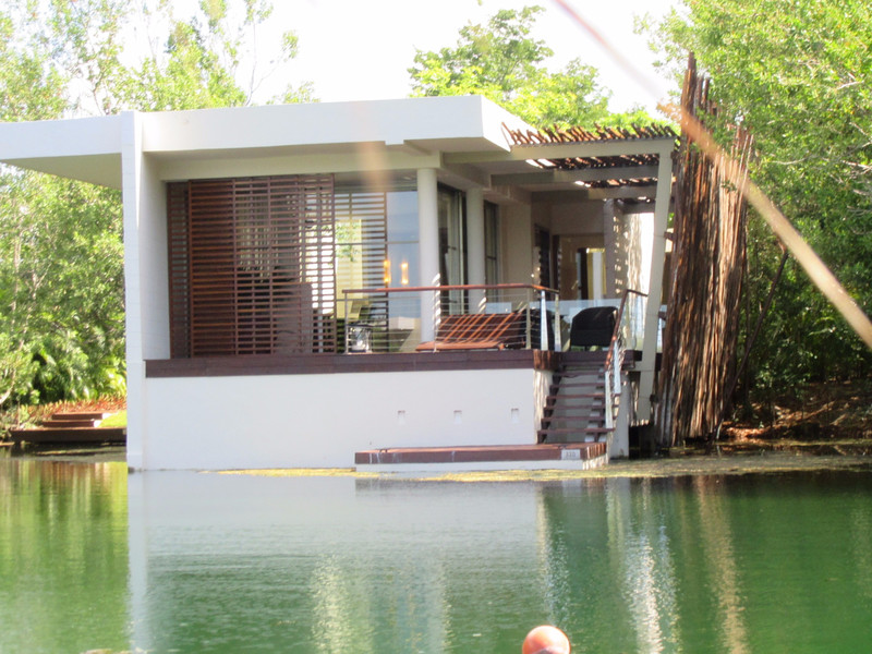 Lagoon villas with private pools