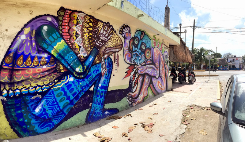 Tulum mural