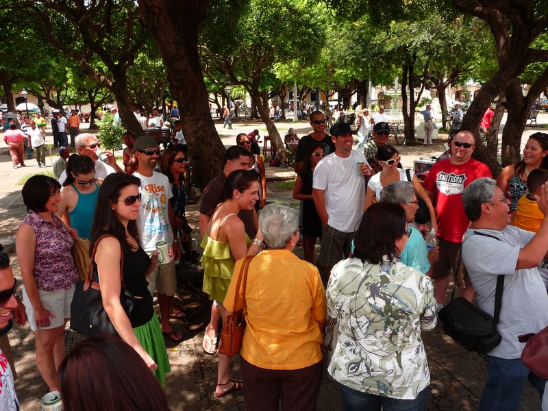 Organizing on the parque central