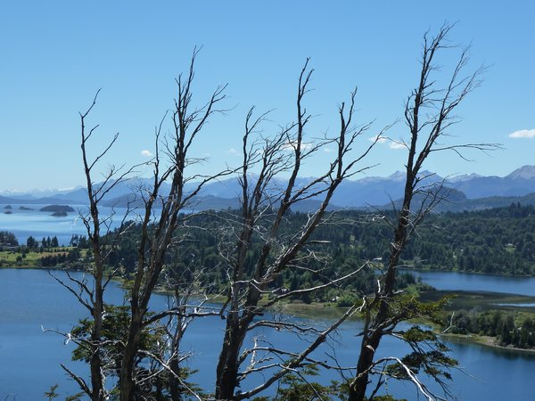 views from our bike ride in bariloche