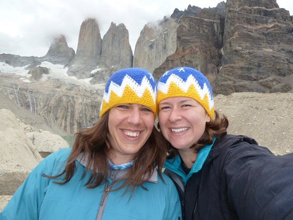 with our patagonia flag toques!