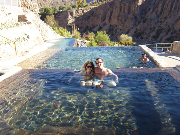 Us at the hot springs