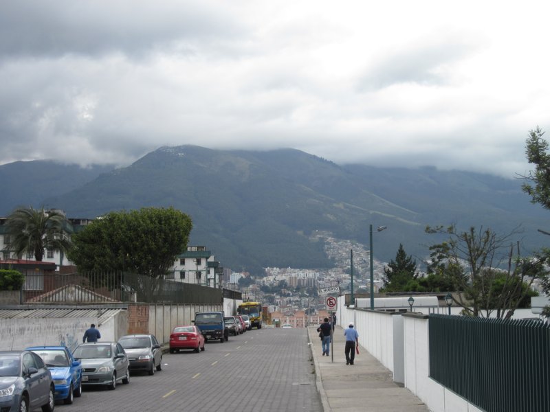 The Mountains Behind Quito