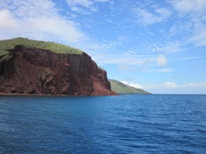 Blue Waters and Red Sand