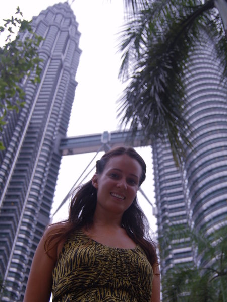 Kate at Twin towers KL