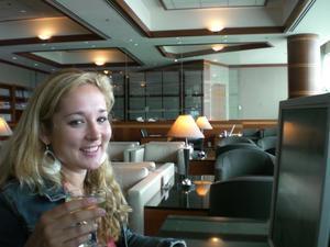 Kate in MaxJet Lounge - JFK - New York