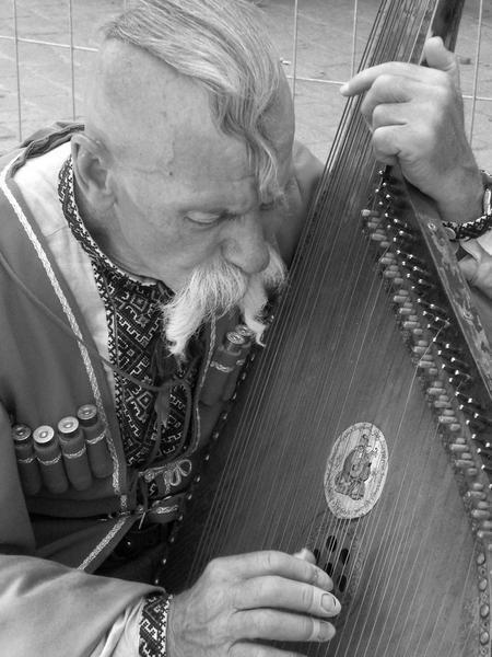 Russian minstrel in Krakow