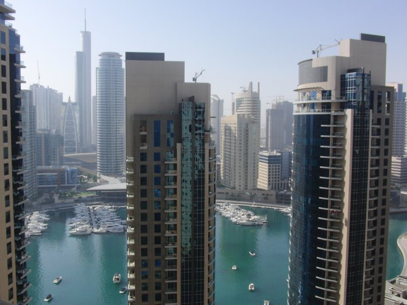 View from our apartment in Dubai