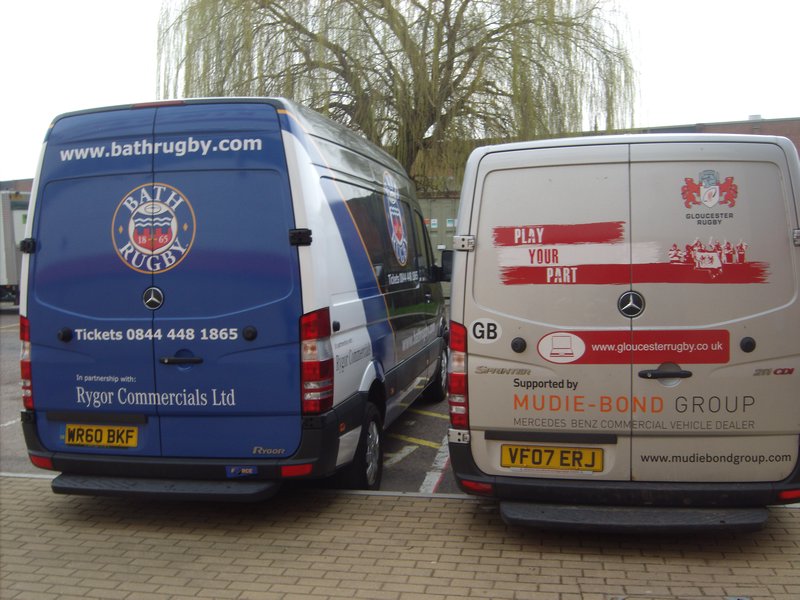 Gear vans for the teams!