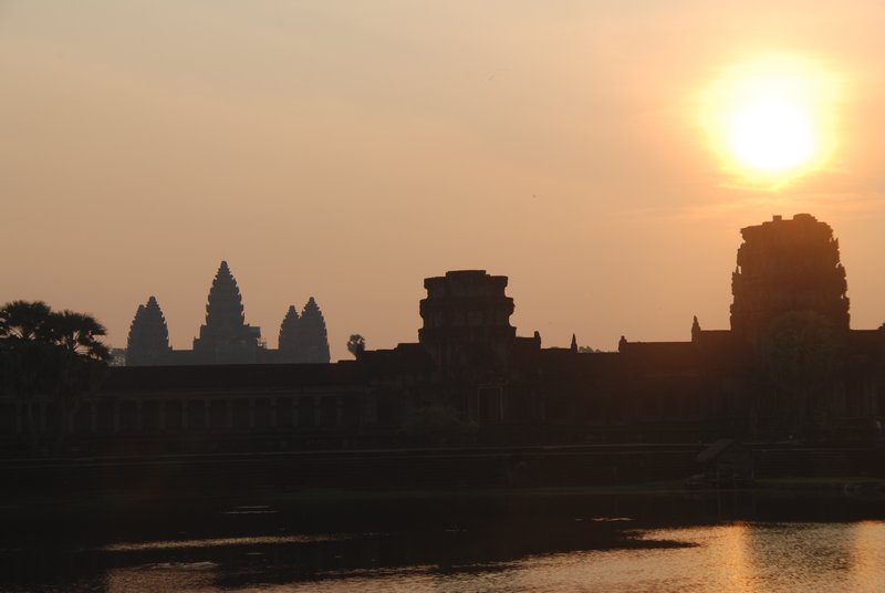 De bonne heure sur Angkor Wat
