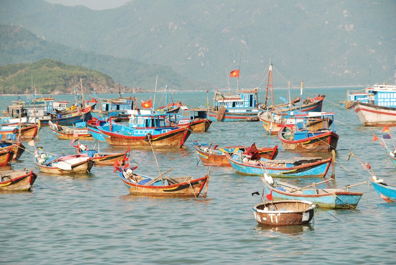 Bateaux de pêche à Nha Trang