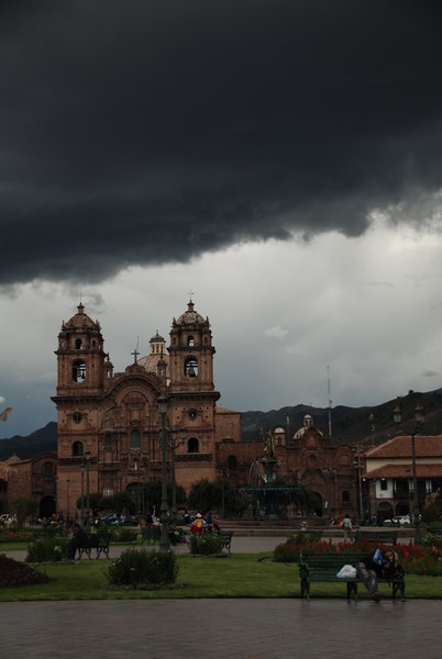 About to rain in Cusco
