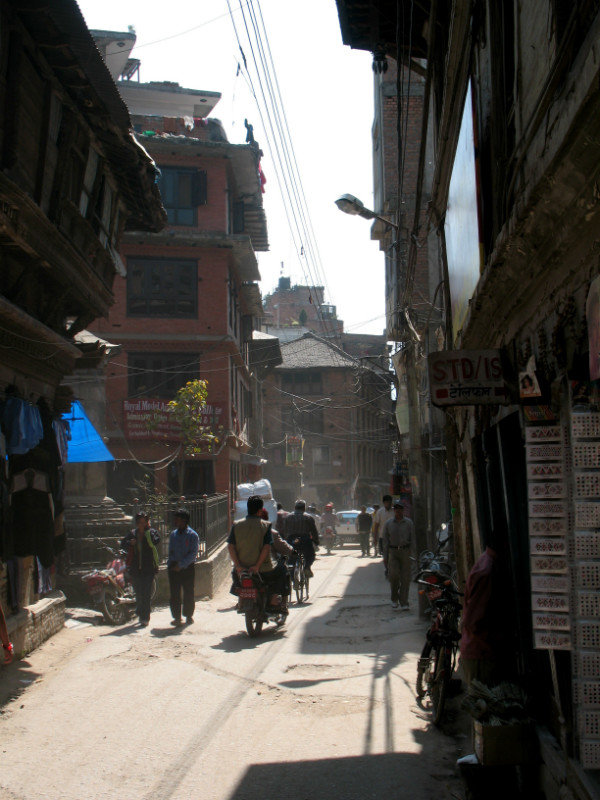 Scène de rue Katmandu