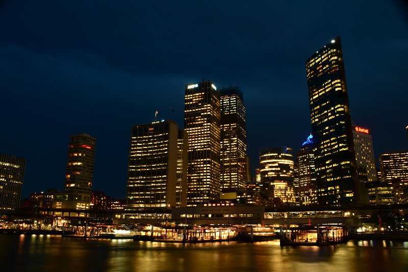 Night downtown Sydney