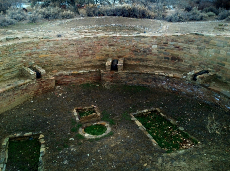 Salmon Ruins. New Mexico. A.D. 1068 - A.D. 1150