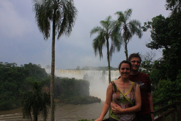 Steve and Anna at the Falls