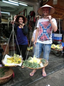 Fruit and veg department Hanoi