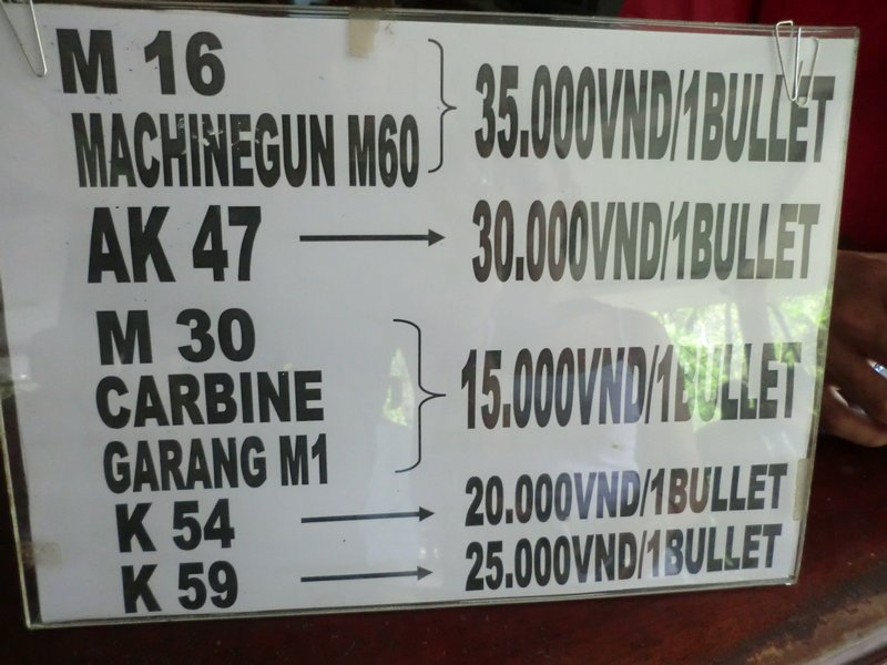 Expensive for bullets