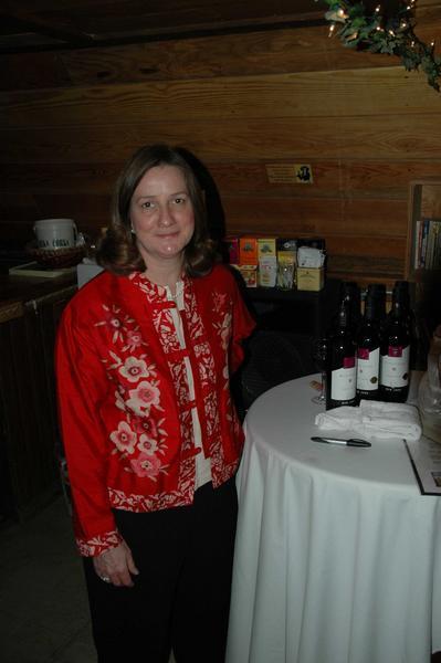 A sommelier at a recent McMurdo Wine Tasting Event