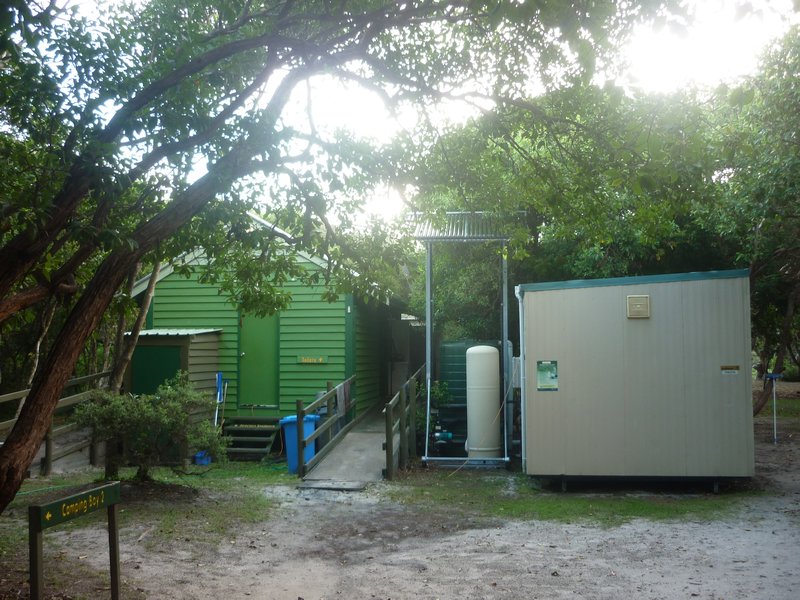 toilets camp Fraser Island