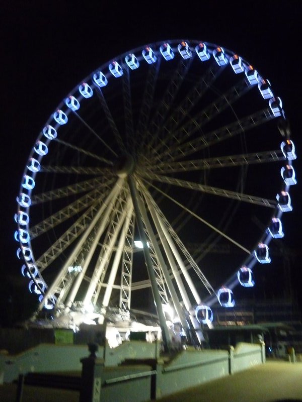 wheel of Brisbane at night