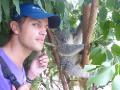 me and a koala in Australia Zoo